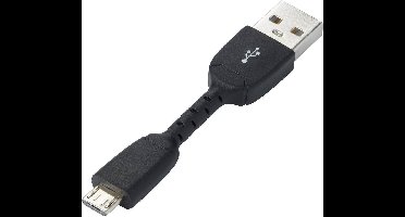 Renkforce USB-kabel USB 2.0 USB-A stekker, USB-micro-B stekker 0.05 m Zwart RF-4260171
