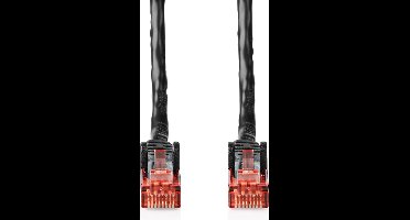 Nedis CAT6 Netwerkkabel - RJ45 Male - RJ45 Male - U/UTP - 20.0 m - Buitenshuis - Rond - PE - Zwart - Label
