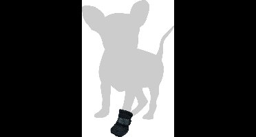 Flamingo - Hondenpootbeschermer - Zwart - L - 1 stuks