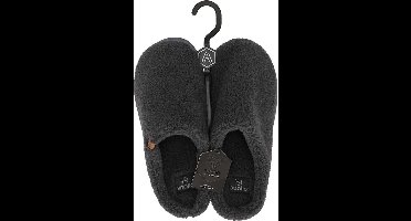 Instap Pantoffels Heren – Teddy Wol – Antraciet - 45/46