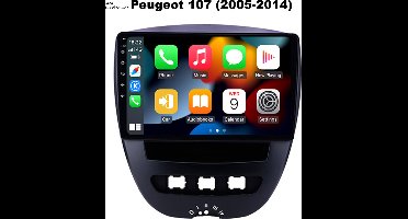 2023 Android Radio voor Peugeot 107 (2005-2014) - Apple CarPlay, Android Auto, DAB+ Navigatie & Radio!