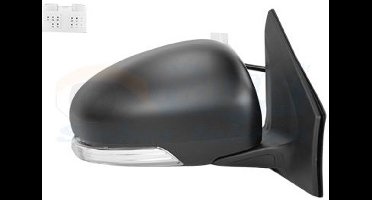 VanWezel 5410828 - Rétroviseur éléctrique complet droit pour Toyota Iq de 2008 à maintenant