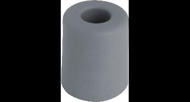 Deltafix Deurbuffer - deurstopper - grijs - rubber - 35 x 30 mm - schroefbevestiging