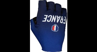 Ale French Cycling Federation 2023 Korte Handschoenen Blauw S Man,Vrouw