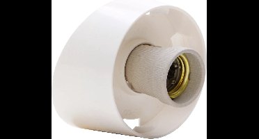 Kopp schroefrand schuin - 60W - E27 fitting - Wit