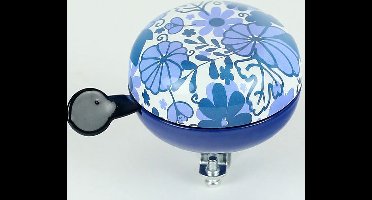 Fietsbel Widek Ding-Dong ø80mm Delfts Blauw Bloemen