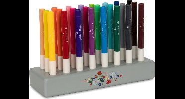 Konges Sløjd Markers/stiften set van 24 op waterbasis - +3 jaar