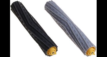iRobot® 1 Set Vervangende Dubbele Rubberen Borstels voor Alle Vloertypen - Compatibel met Roomba 800/900-serie