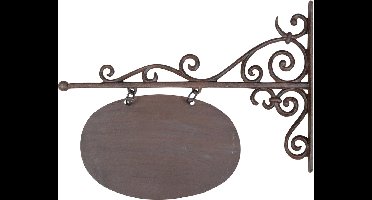 Esschert Design | uithangbord "large" ovaal | afm. 45x39 cm | LH102