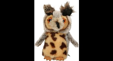 Ravensden Knuffel Uil - Oehoe - pluche - 18 cm - vogel knuffeldier