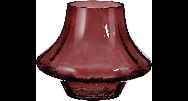 MICA DECORATIONS SAMANTA VAAS GLAS PAARS - H14XD18CM