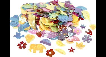 CC Pailletten Mix Etnisch Pastel 15-45 mm 35 gr