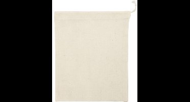 Creativ Company Katoenen Knikkerzak 21x25 cm Naturel 5 stuks