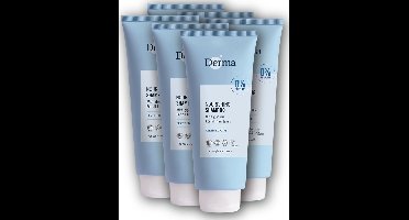 Derma Family Shampoo - Parfumvrij - voor Gevoelige hoofdhuid - met Glycerine - Hypoallergeen - 6 x 350 ml