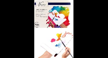 Nassau Fine Art afscheurpalette 23x30.5cm - 40 vellen geschikt voor waterverf, acrylverf en olieverf