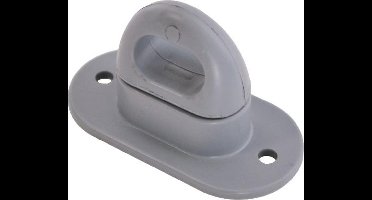 Draaiclip kunststof 37x20 mm grijs