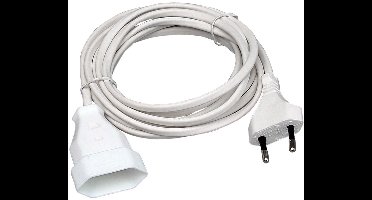 Kopp - Euroverlengsnoer 2x0.75mm2 - 3 Meter - Wit