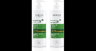 Vichy Dercos Anti-Roos Shampoo - voor droog haar - Voordeelbundel 2x 390ml