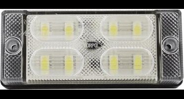 LED achteruitrijlicht - Wit - 12/24V