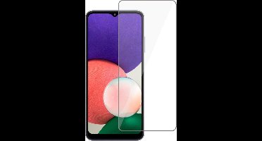 Screenprotector geschikt voor Samsung Galaxy A22 - Glas Screen Protector