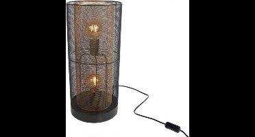 Gifts Amsterdam Tafellamp Zibo in zwart staal