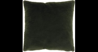 Unique Living | Kussen Lonne 45x45cm deep green | Kussen woonkamer of slaapkamer