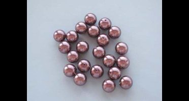 Glasparels 12mm Bruin 15 stuks