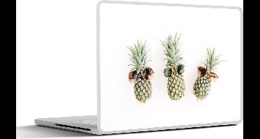 Laptop sticker - 11.6 inch - Ananas - Tropisch - Zonnebril - 30x21cm - Laptopstickers - Laptop skin - Cover