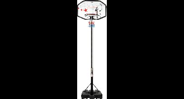 Avento Basketbalstandaard Verplaatsbaar - Fast Break - Verstelbaar van 200-305 cm