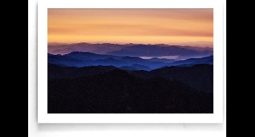 Walljar - Zonsondergang - Muurdecoratie - Poster