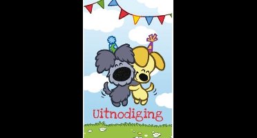 Uitnodigingskaarten - Woezel & Pip - 6st.
