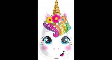 Folieballon - Unicorn - Eenhoorn - 46cm- Zonder vulling