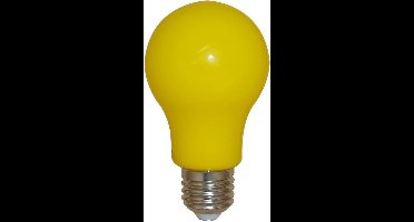 Ledmaxx LED lamp Anti Insecten 5W geel Niet-Dimbaar A60 | E27 | Extra Warm Wit | 5 watt | 15.000 Branduren