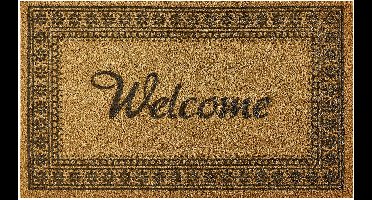 MD Entree - Deurmat - Kokosmat - Finesse - Flower Border - 45 x 75 cm