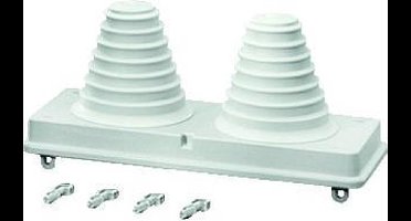 Hensel MI FP 72 bevestigingsflens met wartel 2x30-72mm - Mi FP 72 - E3GZW