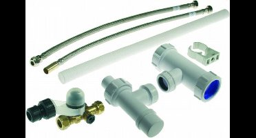 Vsh eurobas boileraansluitset 15x15, messing