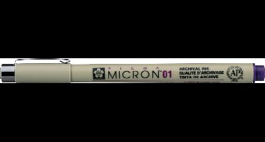 Sakura Pigma Micron 01 pen paars