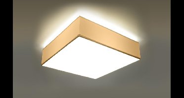 Sollux Lighting Plafondlamp Horus - 11x35x35cm - E27 - wit - PVC