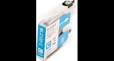 ABC huismerk inkt cartridge geschikt voor Brother LC-121C LC-123C cyan voor Brother DCP-J132W DCP-J150 DCP-J152W DCP-J152WR DCP-J172W DCP-J4110DW DCP-J4110W DCP-J552DW DCP-J752DW MFC-J245