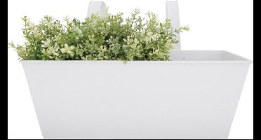 Esschert Balkonbak zink wit