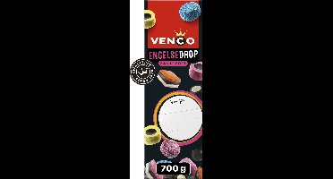 Venco Engelse drop toren - zacht zoete drop - cadeau - 700g