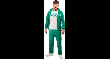 Player 456 Deluxe Volwassenenkostuum - Rubies - Maat S