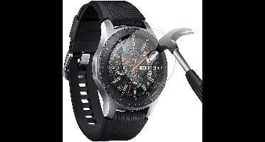 Screenprotector geschikt voor Samsung Galaxy Watch 46mm - Tempered Glass Gehard Glas