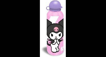 Hello Kitty & Kuromi Aluminium Drinkfles – 500 ml – Sportdop – 1 STUKS - Willekeurige Kleur – Schoolbeker & Waterfles