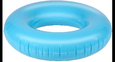 Eddy Toys Zwemring Ø 90 cm - Opblaasbare Zwemband - Max 65 kg - Inclusief Reparatiepatch - Blauw