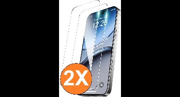 Screenprotector geschikt voor iPhone 17 pro Max Beschermglas - Screen protector gehard glas - 2 Stuks