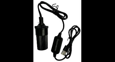 Converter - THOMSON - USB naar 12 V - 10 W - 120 cm kabel