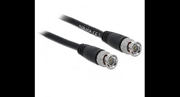 BNC kabel | RG59 | 75 Ohm | koper | zwart | 20 meter