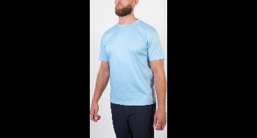 BASKO T-SHIRT - SLIM FIT - LICHTBLAUW - MAAT XXL