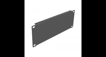 10 ″ netwerkkast blind cover 2u zwart